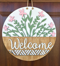 Load image into Gallery viewer, Welcome Aztec Door Sign - Poch Decor