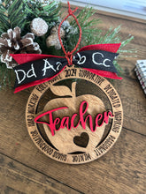 Load image into Gallery viewer, Teacher Ornament - Christmas Gift for Teacher