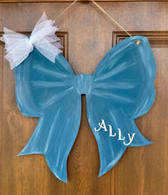 Load image into Gallery viewer, Pink Bow Door Sign - Corquette Bow Sign