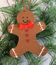Load image into Gallery viewer, Gingerbread Christmas Tree Ornaments - Gingerbread Boy - Gingerbread Girl