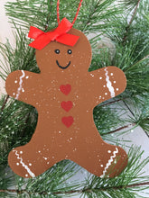 Load image into Gallery viewer, Gingerbread Christmas Tree Ornaments - Gingerbread Boy - Gingerbread Girl