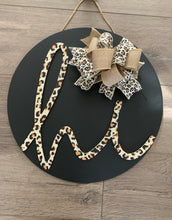 Load image into Gallery viewer, Hi Front Door Sign- Animal Print Door Sign