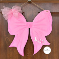 Bow Door Sign - Corquette Bow Sign