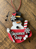 Snowman Soup Ornament