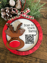 Load image into Gallery viewer, Santa Tracker Ornament - Reindeer Tracker Ornament
