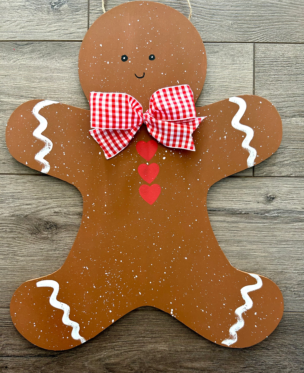 GIngerbread Man Door Hanger