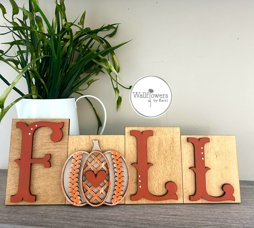 Fall Standalone Wooden Sign
