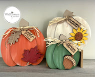 Pumpkin Trio Set - Shelf Sitters