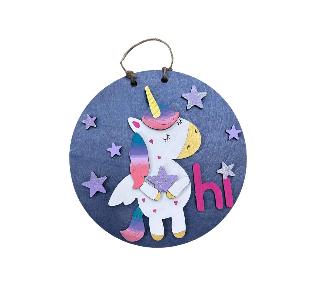 Unicorn Hi- DIY Kid's set