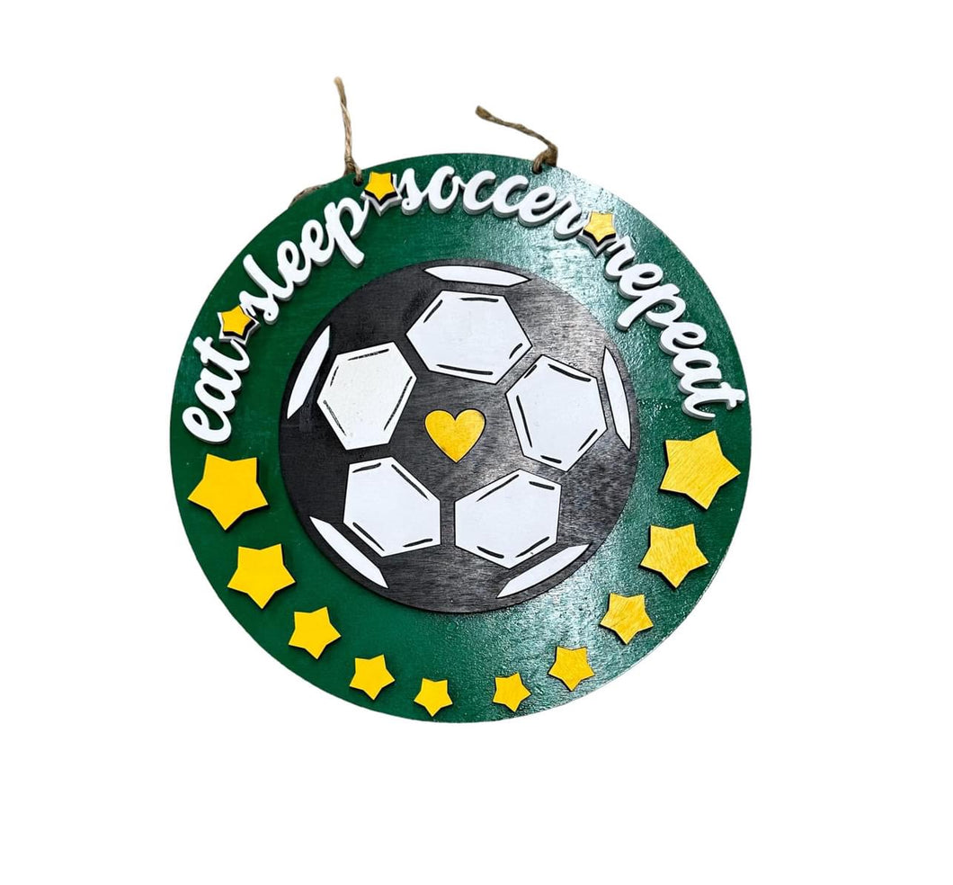 Eat Sleep Soccer Repeat - DIY Kid's set