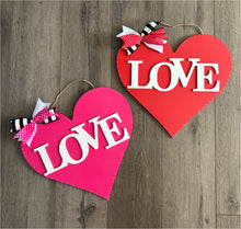 Load image into Gallery viewer, Valentine&#39;s Day Heart Door Hanger - Love Door Decoration
