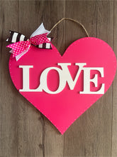 Load image into Gallery viewer, Valentine&#39;s Day Heart Door Hanger - Love Door Decoration
