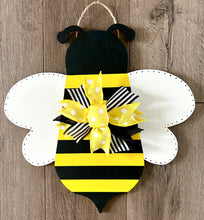 Load image into Gallery viewer, Bumble Bee Door Hanger - Spring Door Decoration
