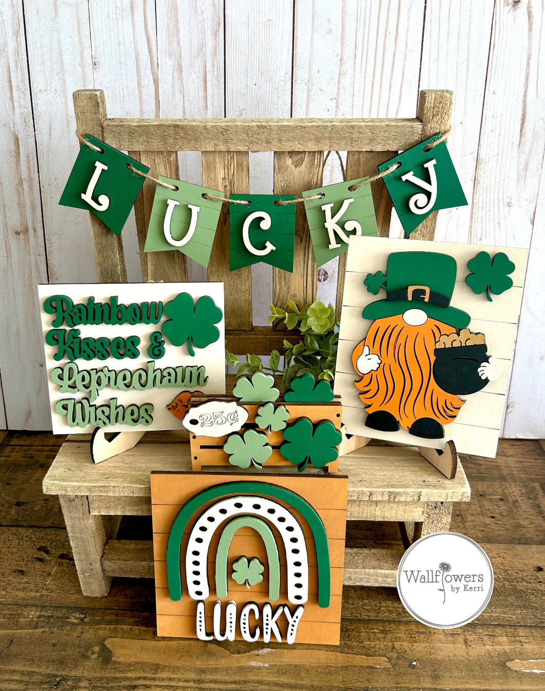 St Patrick's Day Tiered Tray Set