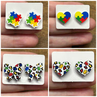 Autism Awareness Earrings