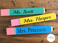 Personalized Teacher Desk Sign