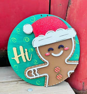 Christmas Gingerbread Man  - DIY Kid's Paint KIt