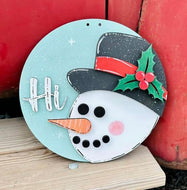 Christmas Snowman - DIY Kid's Paint KIt