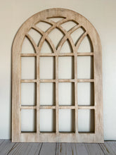 Load image into Gallery viewer, Cathedral Arch Decor - Wooden Window Arch
