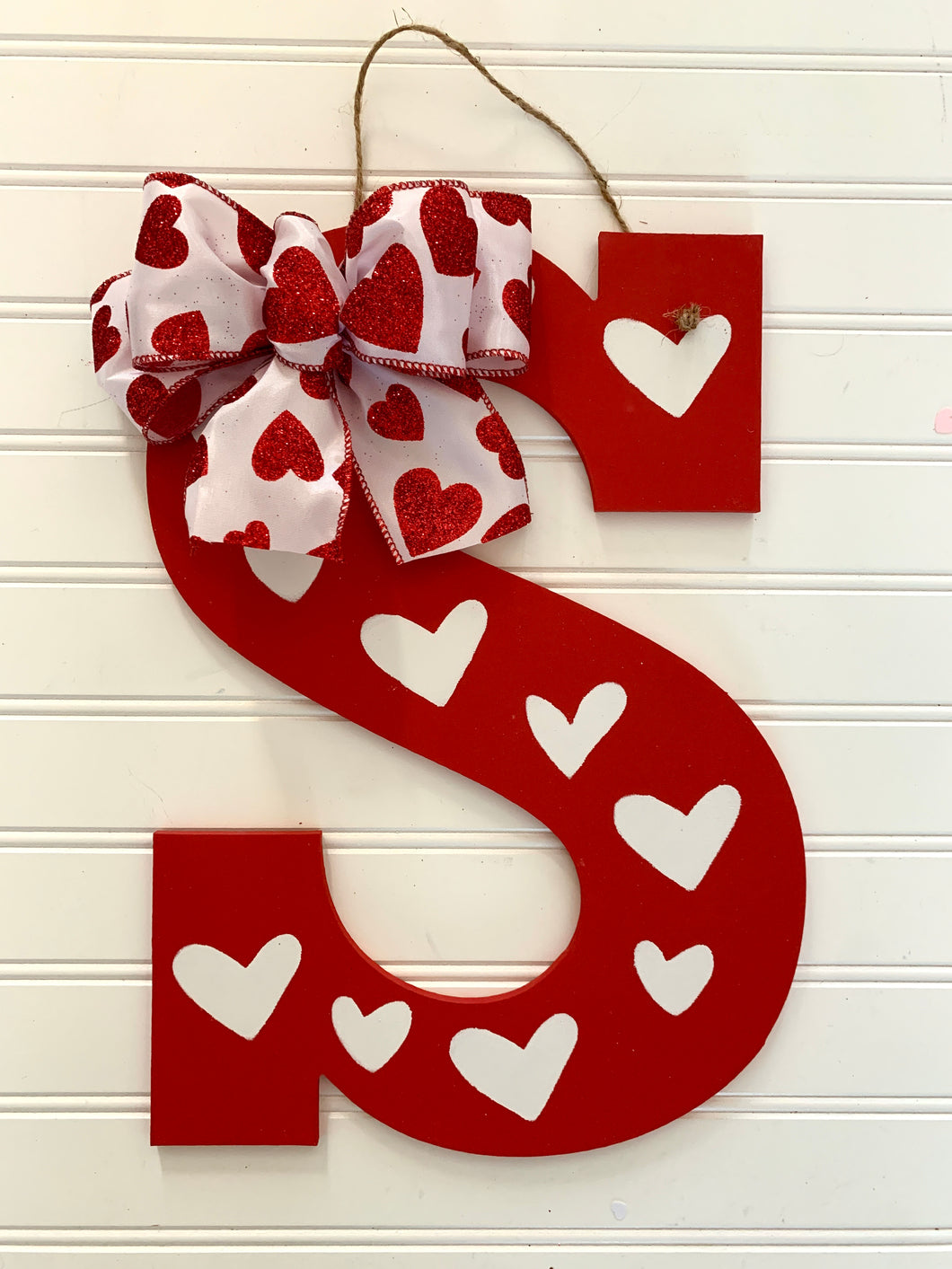 Valentine's Day Door Hanger - Valentine Decor - Porch Decor