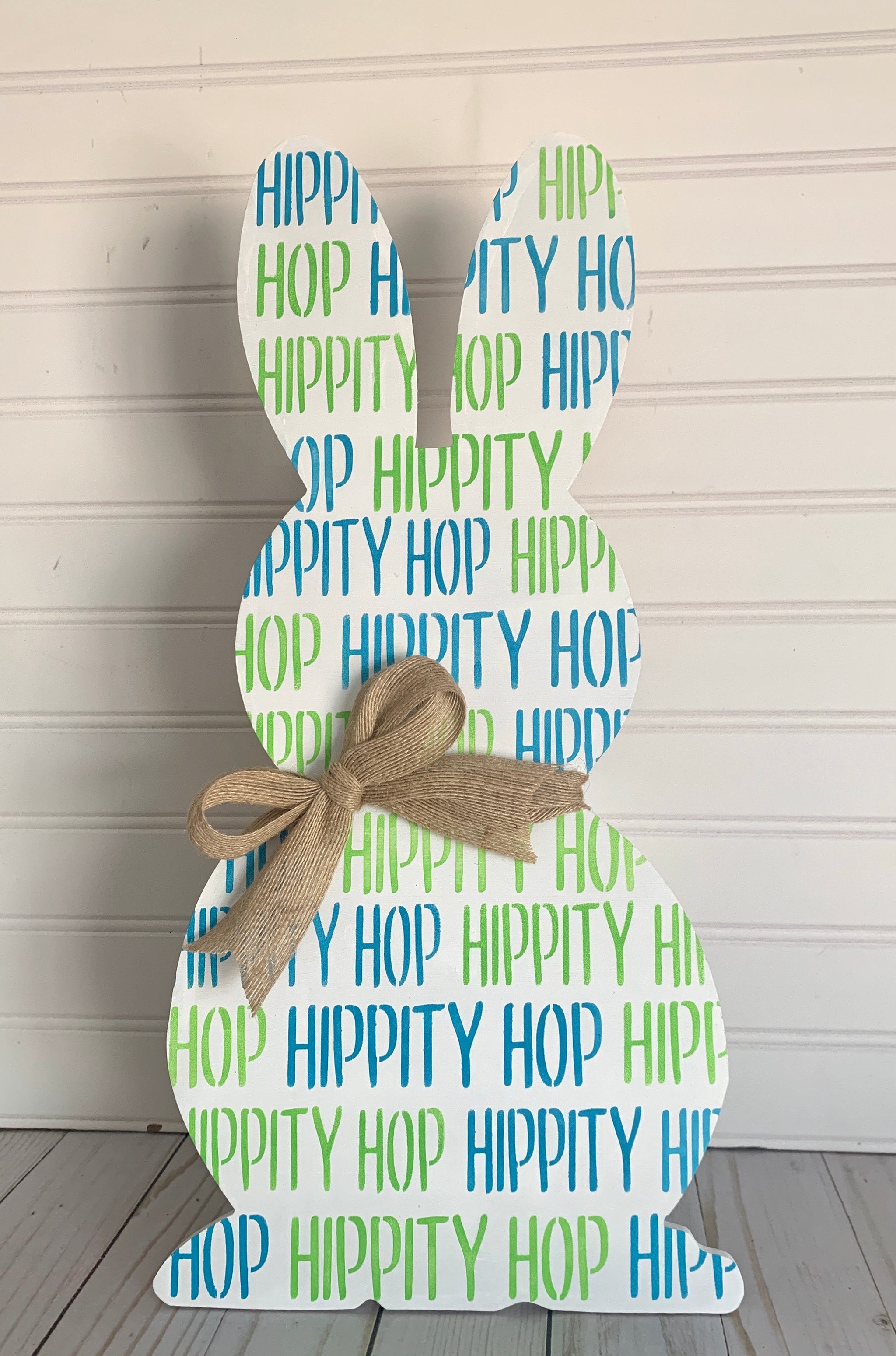 Hip Hop Bunny Wood & Silver Bunny❤️Display Stand or Lazy Susan❤️ buy