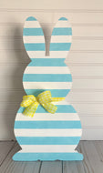 Striped Bunny Door Decor