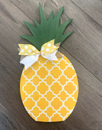 Pineapple Door Sign - Summer Door Hanger