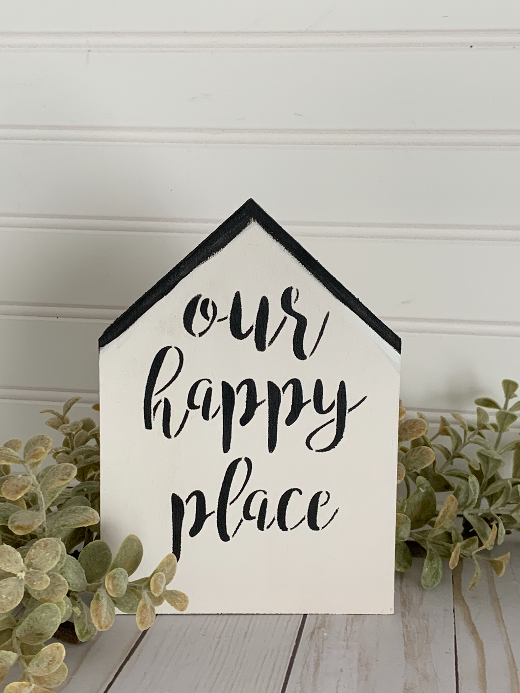 'Our Happy Place Home Sign