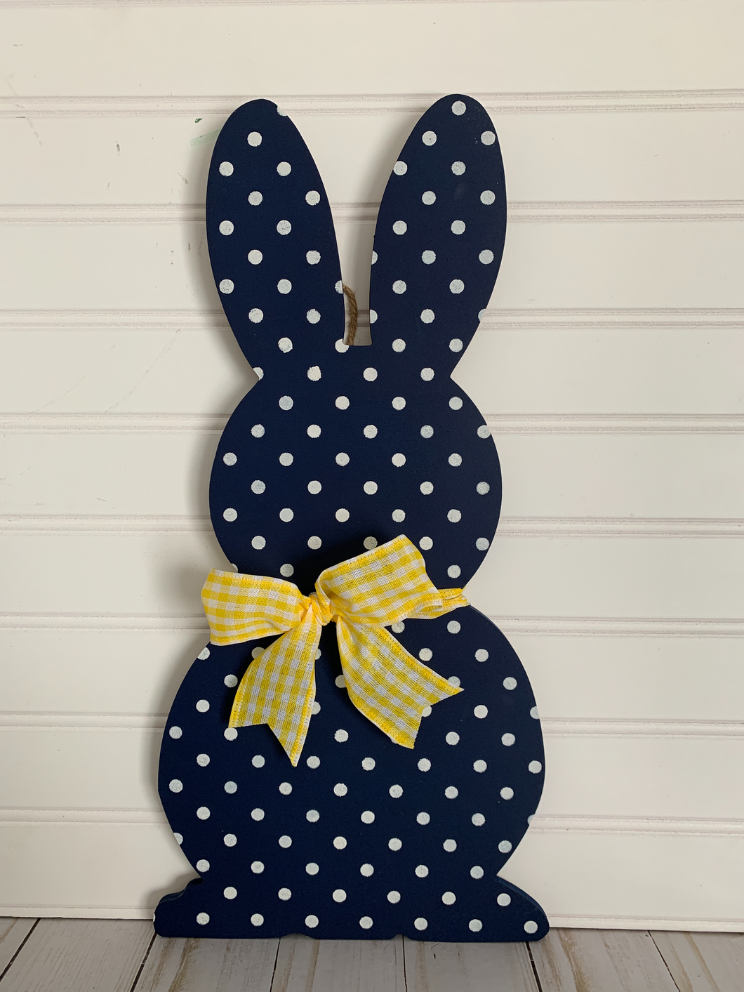 Navy Blue Mini Dot Bunny