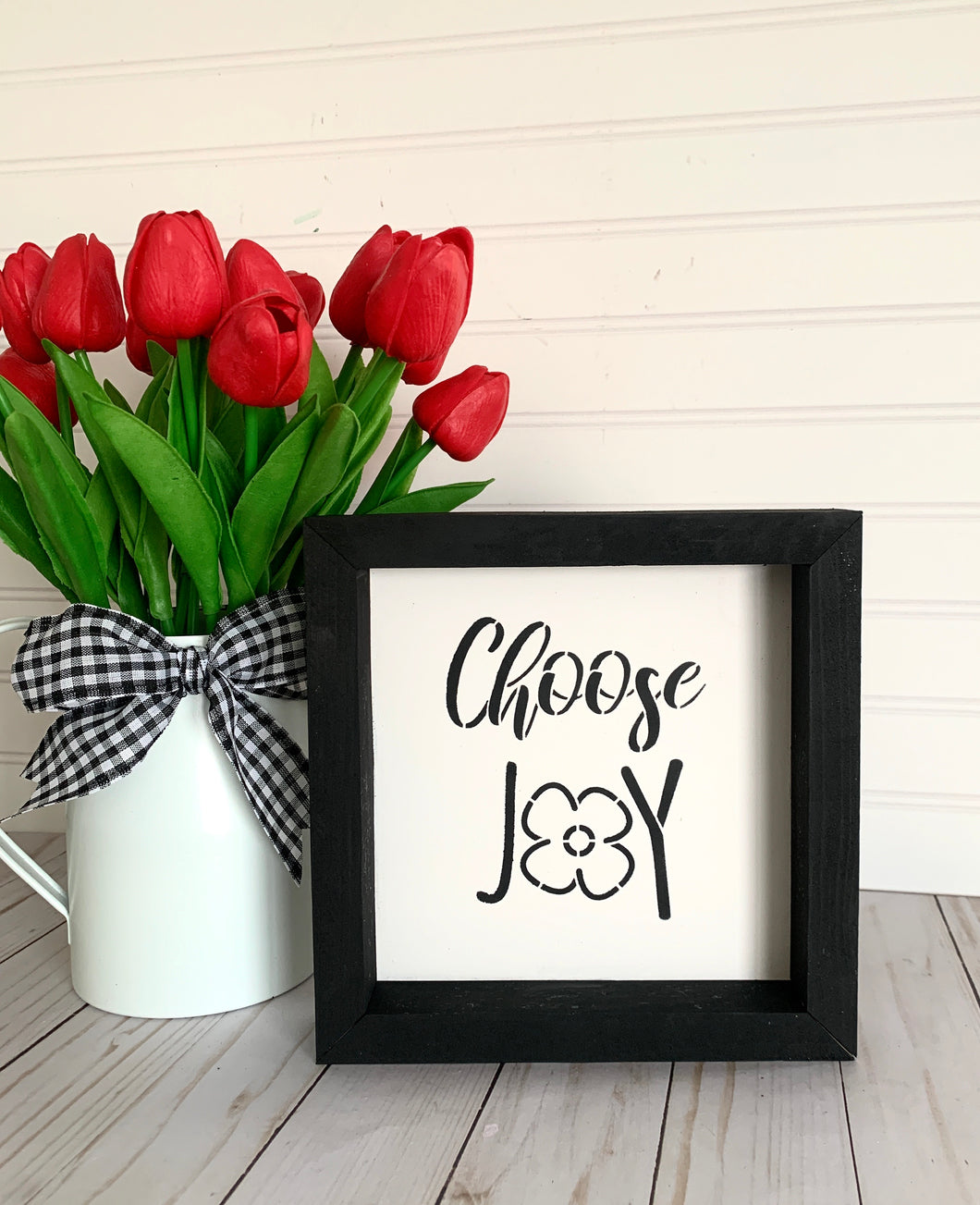 “Choose Joy” Wooden Framed Sign