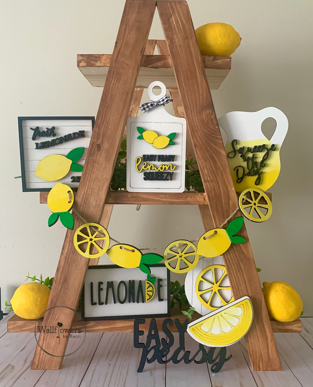 Lemonade Tier Tray set